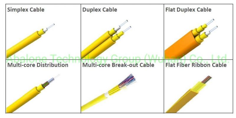 Hot 12core Fiber Optic Cable Figure 8 Singel Mode 9/125 Optical Fiber Cable