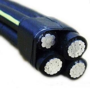 Duplex Triplex Twisted Cable Wire Aluminum Conductor Aerial Bounded Cable ABC Power Cable