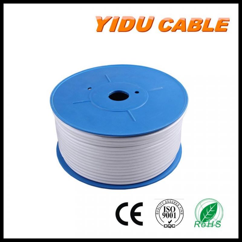 RG6 Coax Double Shield RF Coaxial Cable CATV CCTV Telecommunication Cable Rg6u PVC Jacket Jelly Filled Telecommunication Cable RG6 Rg6u Shield Coaxial Cable