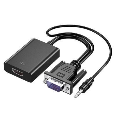 SIPU hot selling male to female vga to hdmi converter tape to power audio vga to hdmi cable