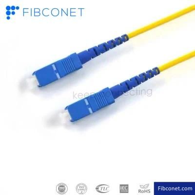 FTTH Optical Fiber Cable Sc-Sc Upc Sm Jumper/Patchcord/Patch Cable Fiber Optic Patchcord