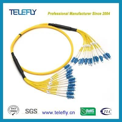 Indoor 12-Core LC/Upc 2.0mm Fiber Optic Patch Cord