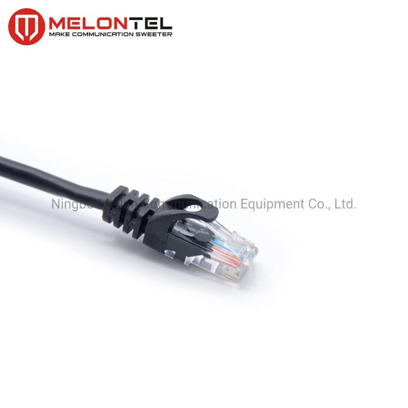 Fluketesting Cat5e CAT6 Patch Cord Right Angle LAN Patch Cord with Metal Plug