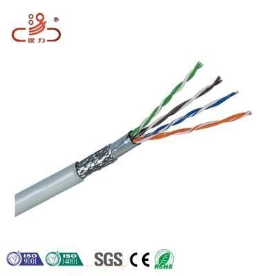 SFTP Cat5e LAN Cable Bare Copper Fluke Passed100m