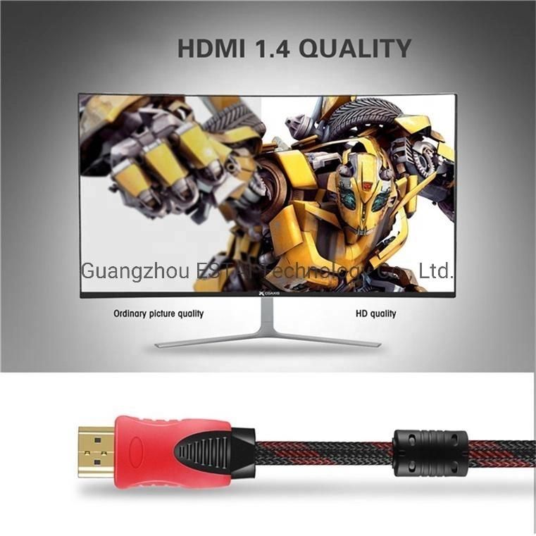 Factory Price 24K Gold Plated Male to Male HDMI Cable 1080P