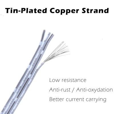 UL 2468 Wire Manufacturer Flat Ribbon Cable, 24~26AWG 2~12 Cores 300V
