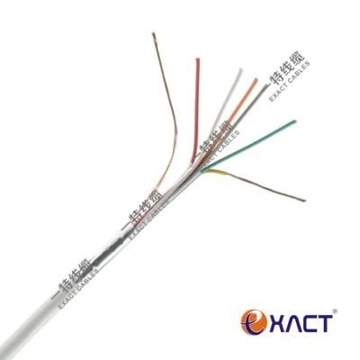 6x0.22mm2 Shielded Stranded TC Tinned Copper Conductor PVC Insulation and Jacket CPR Eca Alarm Cable
