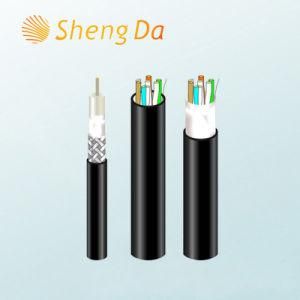 Digital Communication Coaxial RG6 with Cat5/Cat5e/CAT6/Cat6e Cable