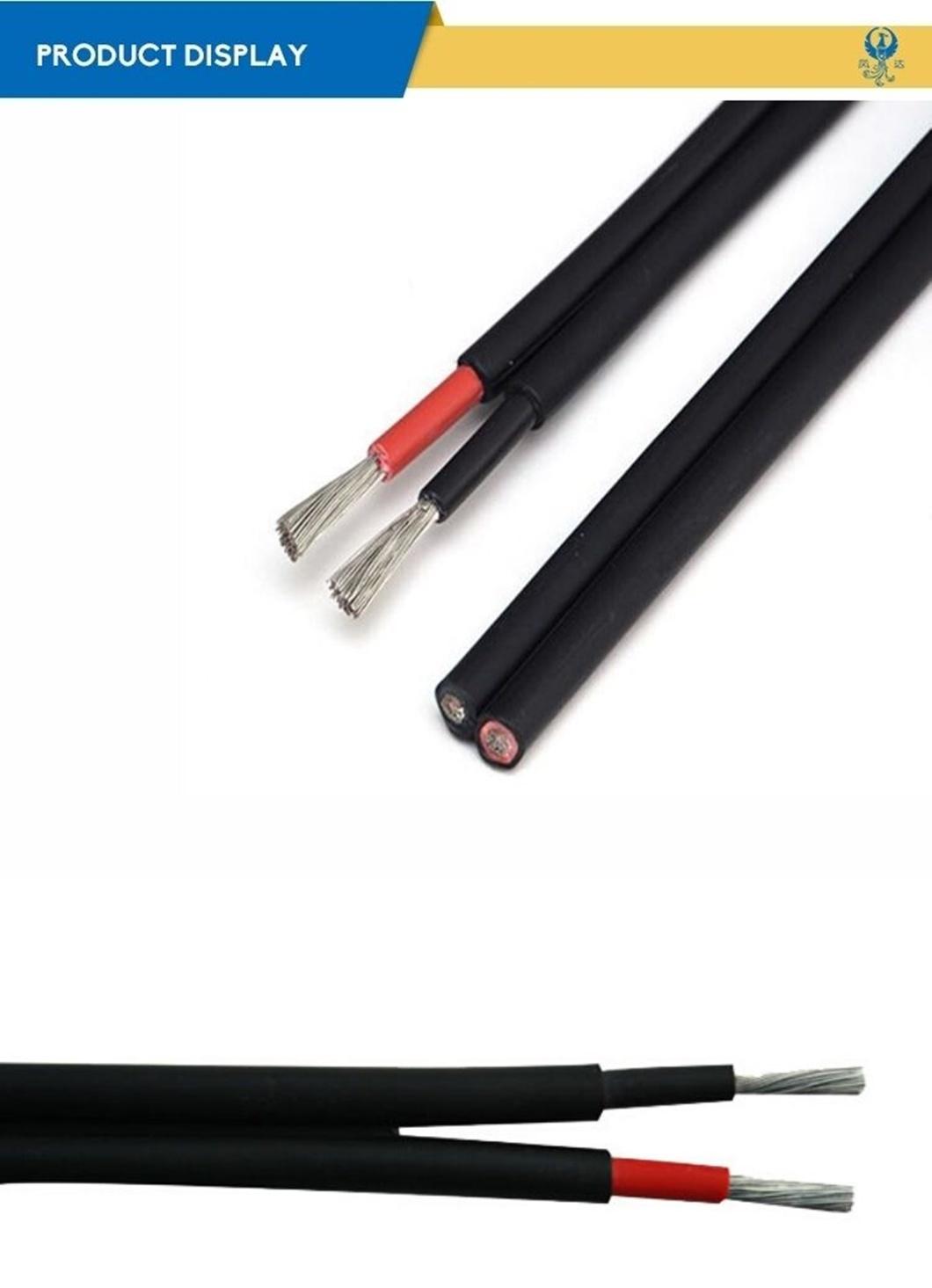 Ho1n2-D 2.5mm Bare Copper Tinned Copper Conductor XLPE Single Insulation Double Insulation PV Solar Wire Cable