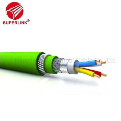 Knx Cable 1X2X0.8 Eib Bus Control Cable Green PVC Wire for Building Wiring