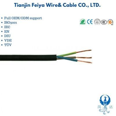 Rubber Insulated Flexible Cable H05rn-F H05rr-F H07rn-F Cable Control Electric Coaxial Cable Waterproof Rubber Wire Cable