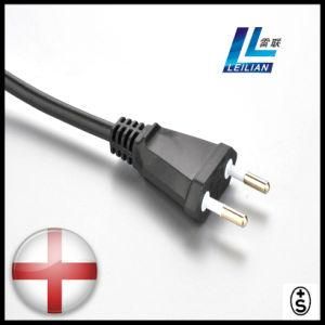 2 Pins Power Plug Cord of Home Appliance for Switzerland