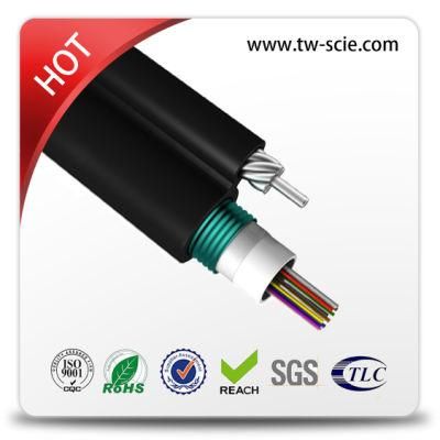 Internet Fig8 Aerial Om3 Armour of Fiber Optical Cable Gyxtc8s