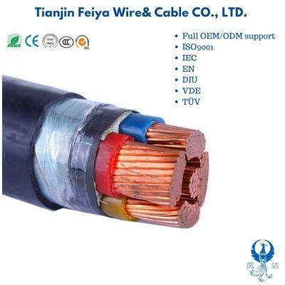 Yjv Flame Retardant PE XLPE Insulated Sheath Armoured Power Cables Copper Stranded Flexible PVC Electrical Cable