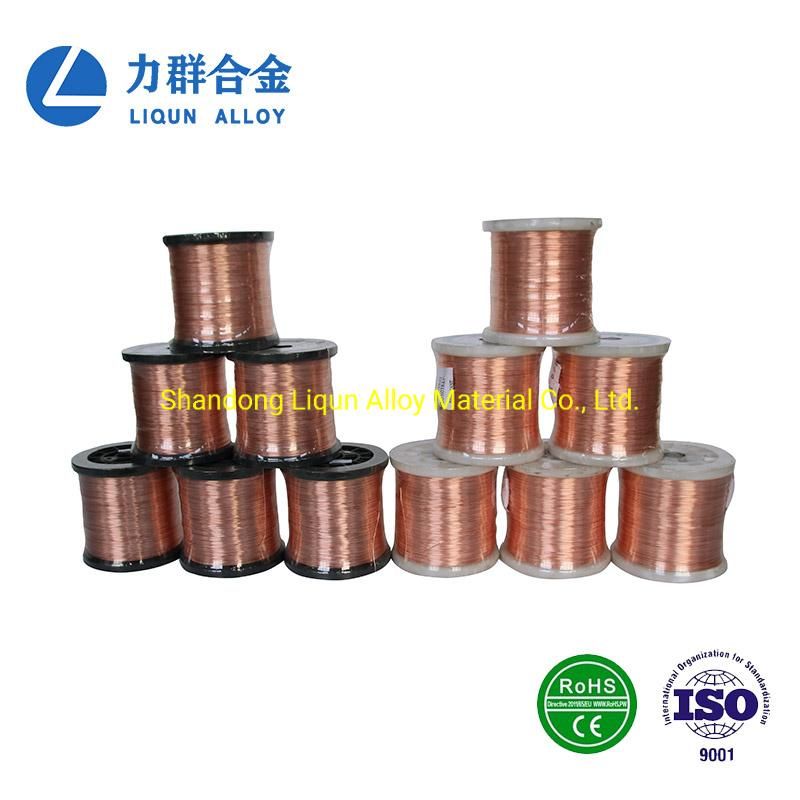 OEM SPC SNC Copper- Copper nickel 0.6 compensation extension alloy wire high temperature for thermocouple sensor electrical cable thermometer