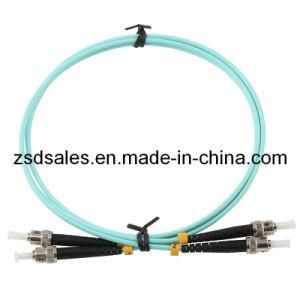 ST/PC Duplex Om3 Fiber Optic Patch Cord