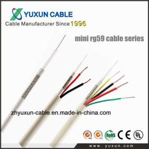 Long Distance Transmission Thin CCTV Coax Cable Minirg59