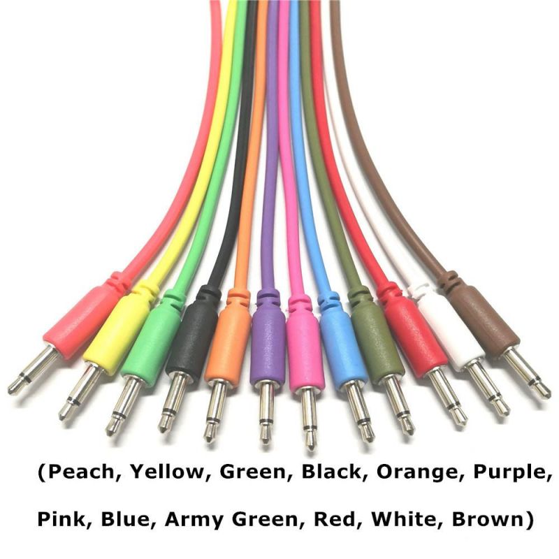 3.5mm Mono Male Cables for 3.5mm Mono Sockets