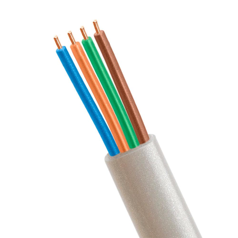 4 Core 26AWG 100m Flat Telephone Communication Cable