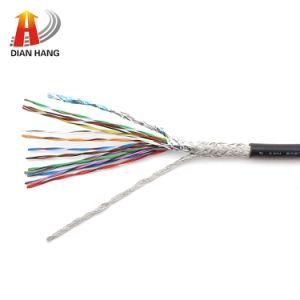 Control UL 20276 28AWG 1 Core + Spiral Shield + Sheath + 26 AWG 2 Core + Aluminum Foil +Braided Black Jecketed Signal Cable