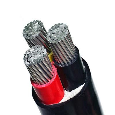 1000V 3X185mm2 Aluminum Conductor XLPE Insulation PVC Sheath Power Cable