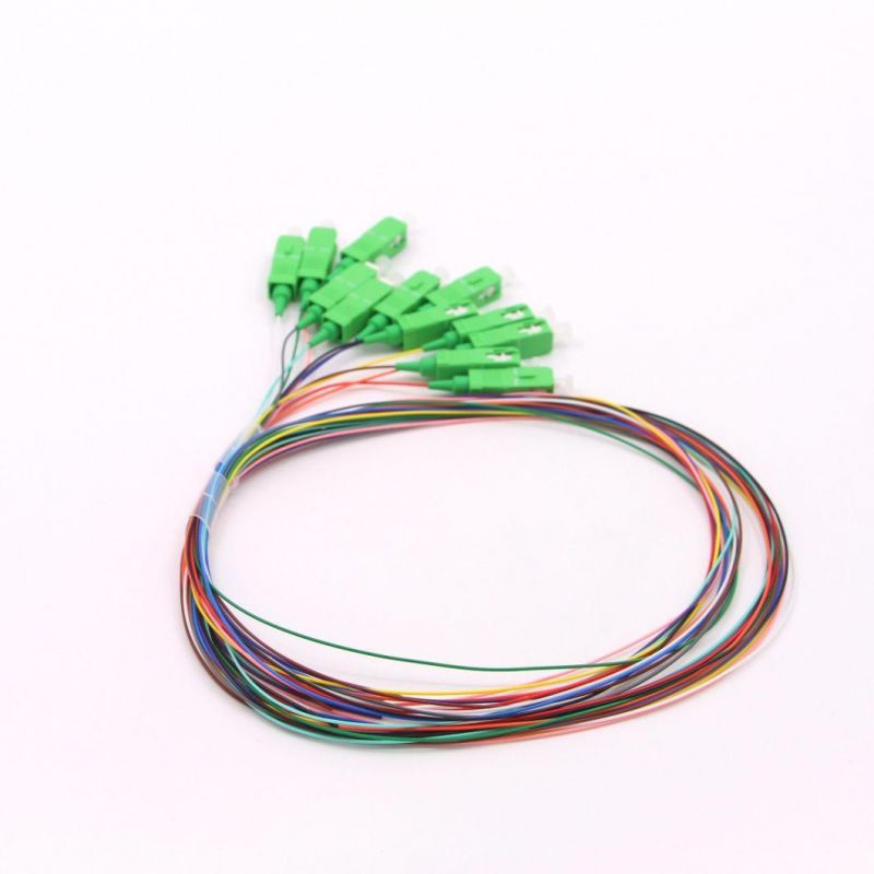 Sc 12 Colors Fiber Optic Pigtail Cable