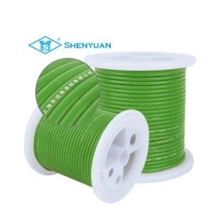 180c 1000V 20 2 AWG Outdoor Flexible Black Low Voltage Silicone Rubber Cable Wire Organizer Silicone