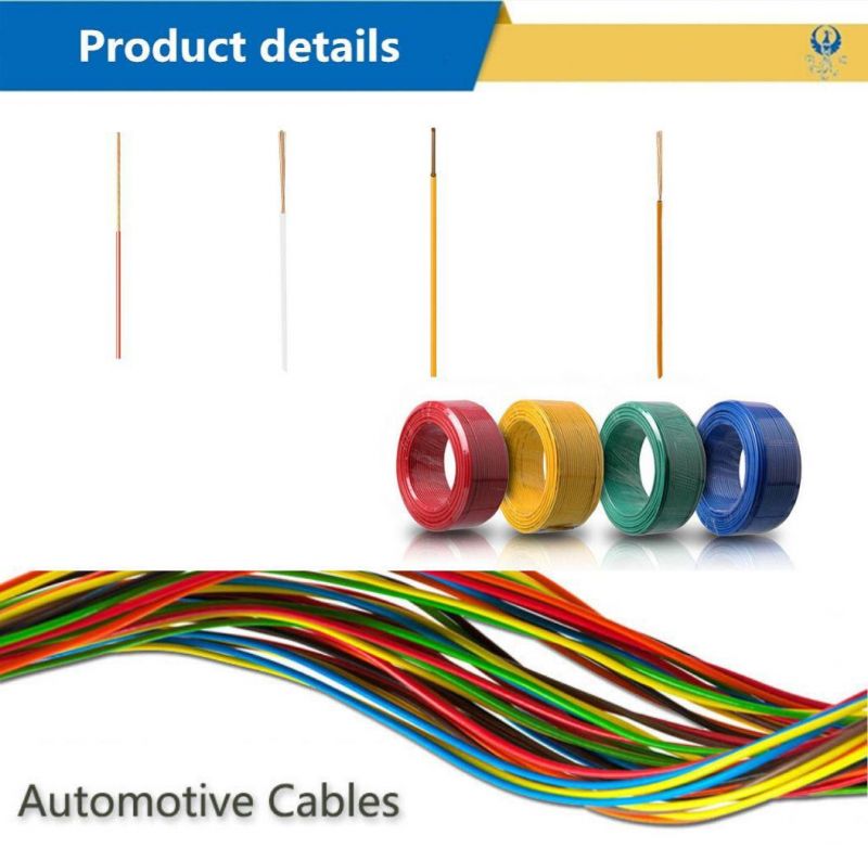 PVC Fly W Flry-a 0.22mm Bare Copper PVC Insulated Automobile Wire Aluminium Control Cable Electric Cable Waterproof Rubber Cable