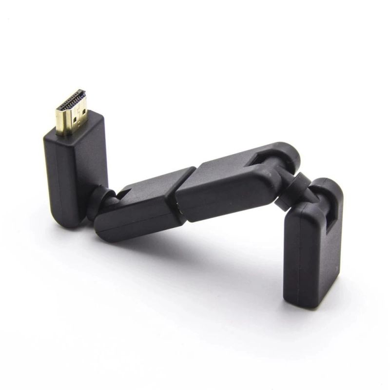 HDMI Splitter Ce RoHS2.0 HDMI 360 Degree Male to Female Rotary Adapter with Free Rotation for HDTV