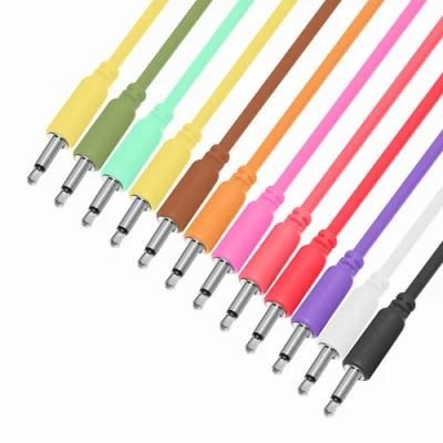10color 1/8&quot; 3.5mm Mono Eurorack Synth Patch Cables