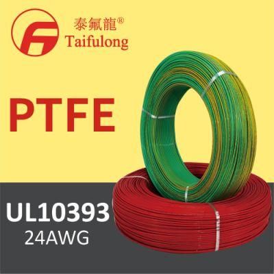 Taifulong PTFE UL10393 24AWG 250&deg; C 600V Nickel Plated Copper Electric Wire Manufacturer Teflon Cable