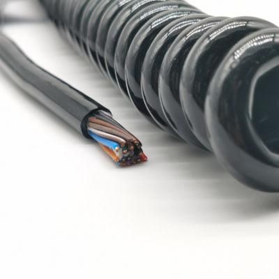 Strong Spiral Ctu Cable 450/750 V for Machine Engineering and Power Tools