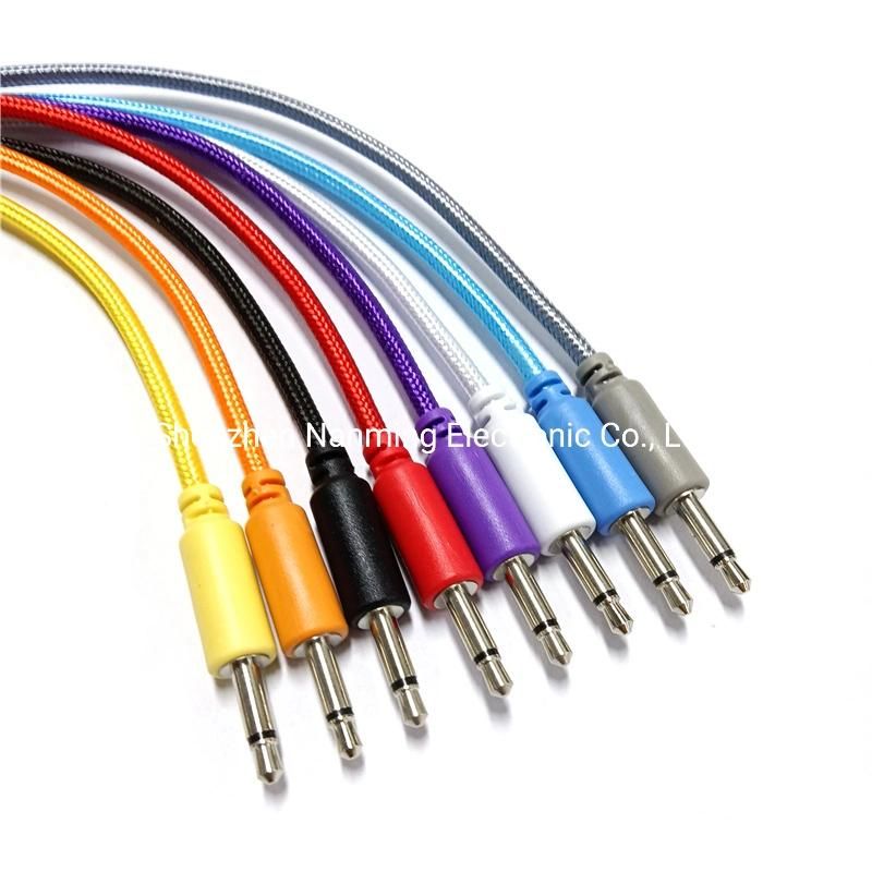 3.5mm Male to Male to Male Extension Audio Cable --Colorful