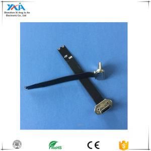 Xaja 3A Fpv Monitor Micro USB up &amp; Down Angle Super Soft Ultra Thin Flat FPC Charging AV Output Flexible Cable Adapter