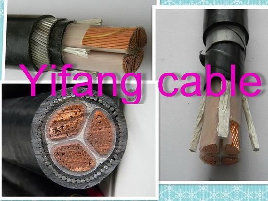 PVC XLPE Aluminum Copper Conductor Insulated 6000/1000V Al XLPE Power Cable 3X25mm2