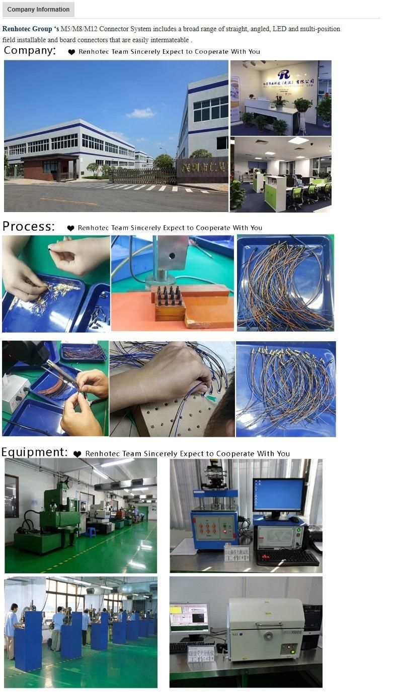 Waterproof Circular Connector 4 Pin Cable Connector Gx16