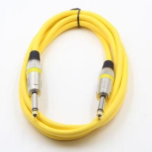 Colorful Assembly Electric Guitar Cable 6.35mm Ts Male to Male