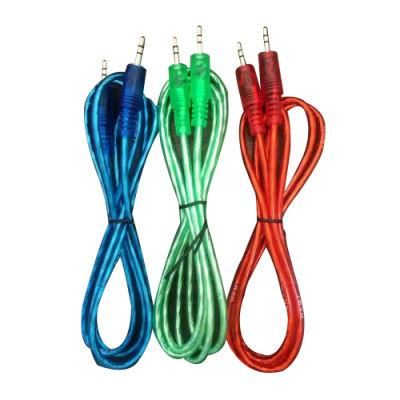 3.5mm Stereo Cable/Transparent Cable/AV Cable/Cable Audio Video