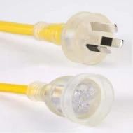 SAA Approved Australian 3-Pin Heavy Duty Transparent Power Cord
