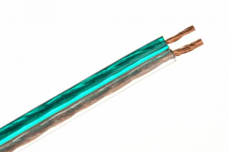 Colorful Transparent PVC Speaker Cable