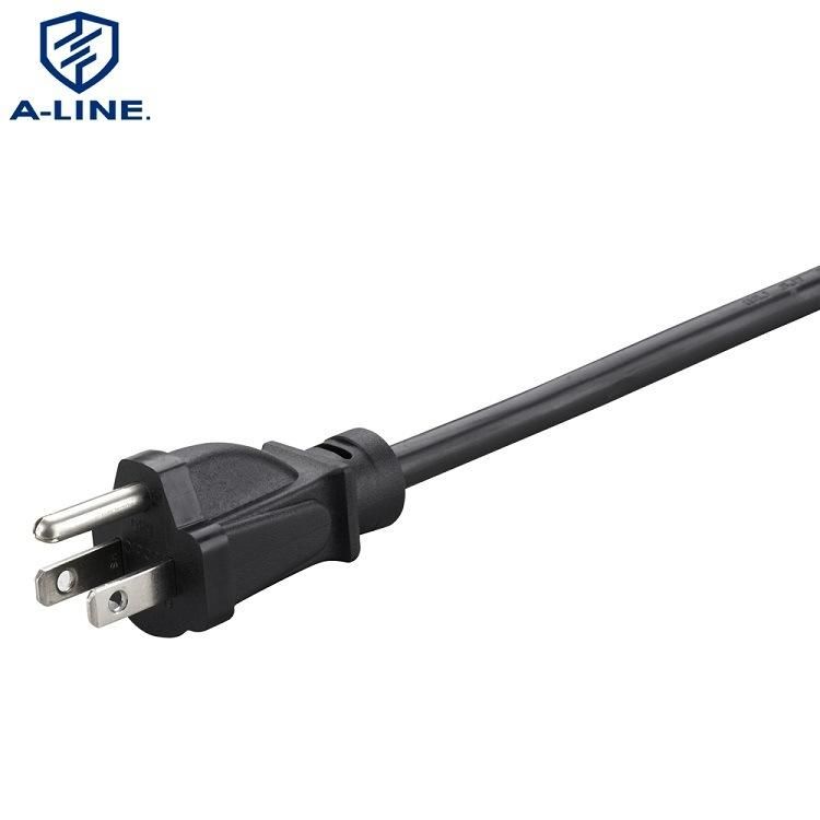 Professional Manufacture Us NEMA5-15p Power Extension Cord with C13 Connector
