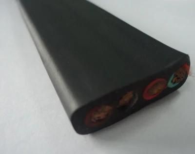 H05vvh6-F H07vvh6-F Flexible Crane Elevator Flat Cable