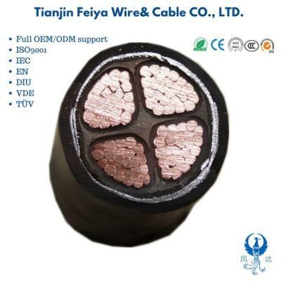 Cu/XLPE/Sta/PVC N2xby Nyry N2xry Nyy Copper PVC Cable
