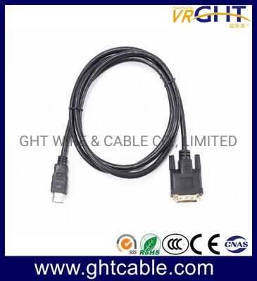 High Speed Support 720p/1080P/2160p HDMI to DVI Cable PVC Jacket