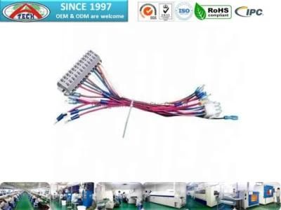 OEM Customized Wire Harness, Cable Assembly with Terminal Connector, with Protection Tube