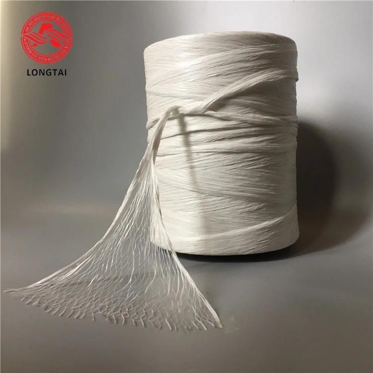60000d Raw White Polypropylen Twisted /Untwisted Filler Yarn (RoHS)