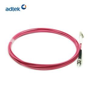 LC-St Light Om4 Multimode Duplex Fiber Optic Patch Cord