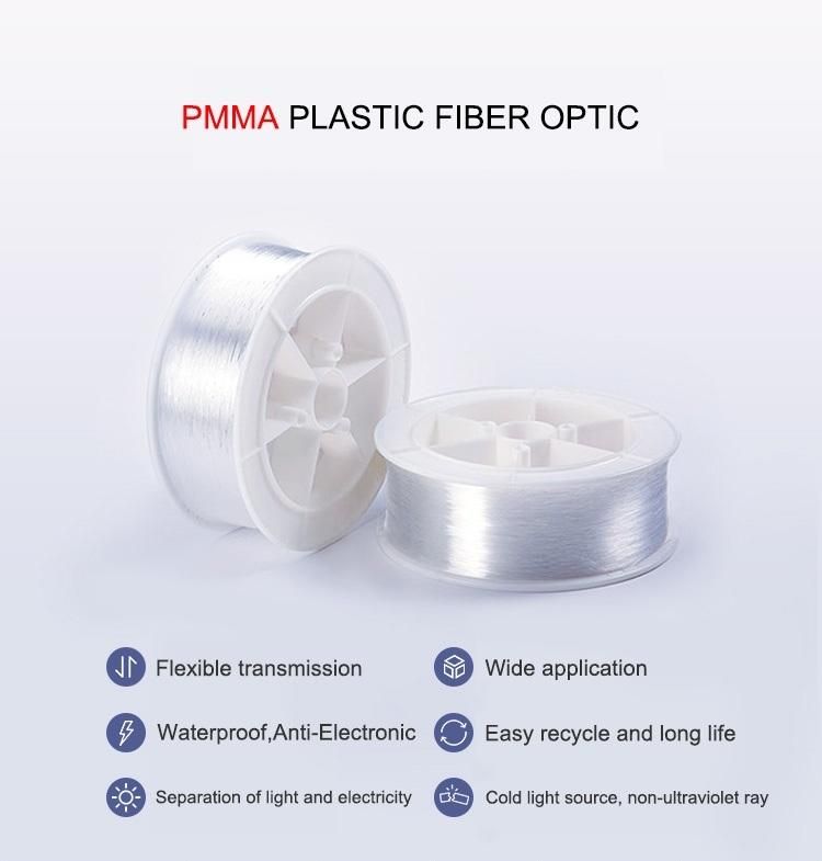 Hotsale PMMA Plastic Optic Fiber and Optical Cable for Communication