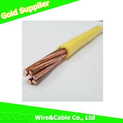 BV 20/19/18/16/14/12/10/8 AWG Single Core Solid Core Copper PVC Colorful Flame Retardant Fixed Electrical Wire