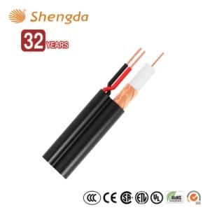 High Speed CCTV Rg59+2c Strand Power Wire Coaxial Cable